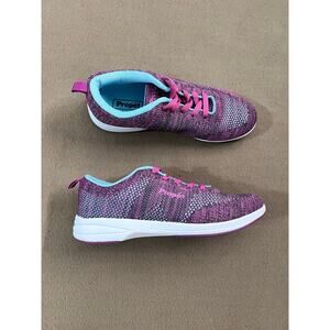 Propet Washable Walker Evolution Mesh Pink/Blue Slip Resistant Size 8